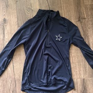 ANTIGUA SIZE SMALL DALLAS COWBOYS WOMEN QUARTER ZIP WITH DALLAS COWBOYS STAR